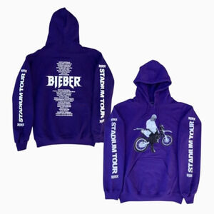 New* Justin Bieber Stadium‎ Tour Hoodie